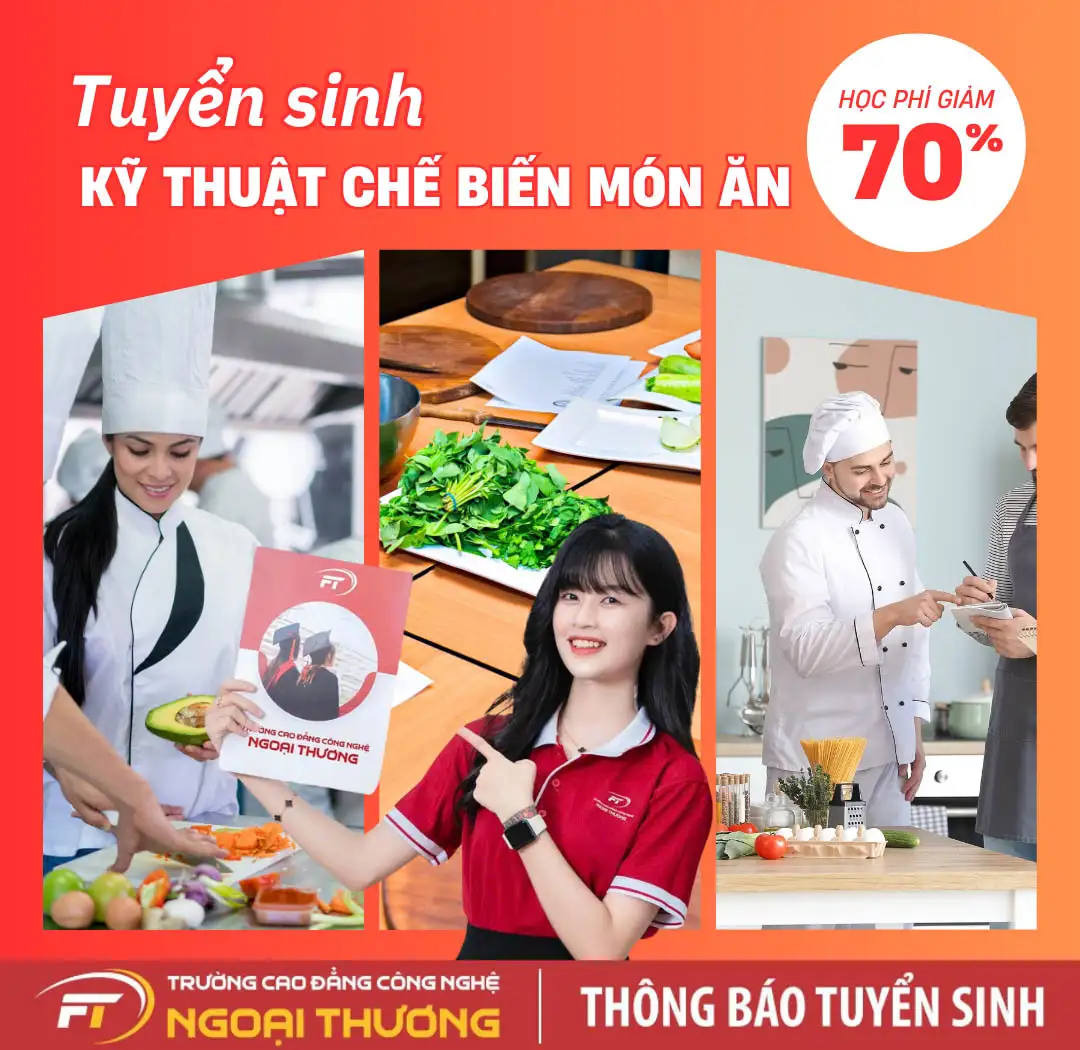 cao đẳng chế biến món ăn