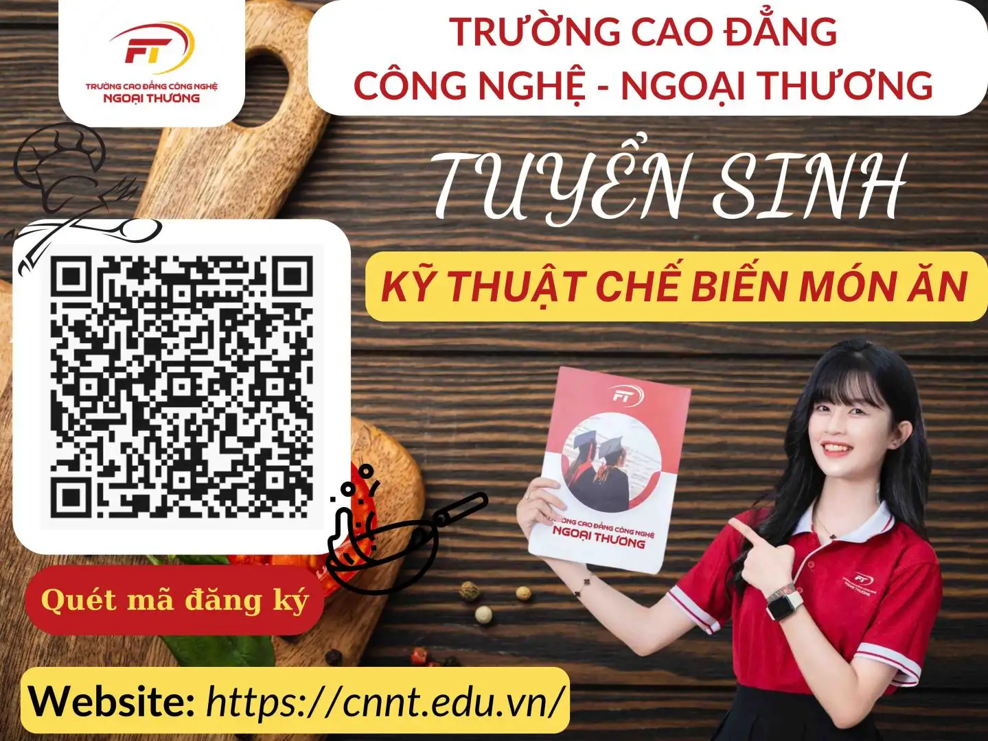 ngành kỹ thuật chế biến món ăn